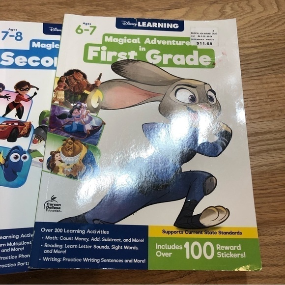 Disney Learning Home School Book Bundle First Second Third Grade NEW Workbooks - Picture 3 of 6
